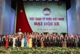 Đại hội đại biểu toàn quốc Mặt trận Tổ quốc Việt Nam lần thứ IX thành công tốt đẹp