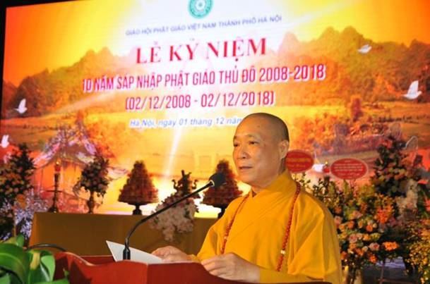 Lễ Kỷ niệm 10 năm sáp nhập Phật giáo Thủ đô