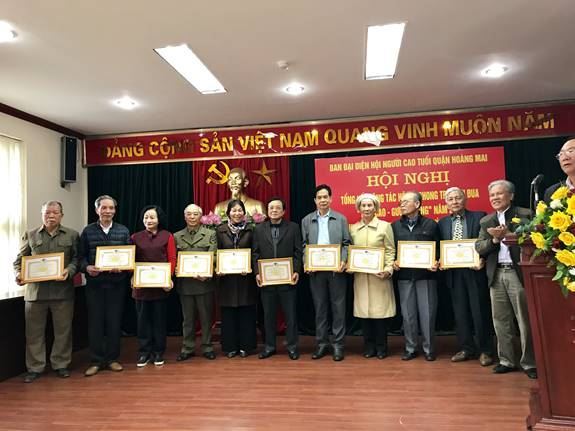 Hội Người cao tuổi quận Hoàng Mai  tổng kết công tác năm 2018 và triển khai nhiệm vụ năm 2019