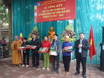 Ban trị sự Giáo hội Phật giáo huyện Mê Linh tổng kết công tác Phật sự năm 2018, phương hướng nhiệm vụ năm 2019.