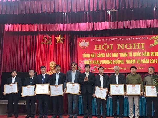 Huyện Sóc Sơn tổng kết công tác MTTQ năm 2018