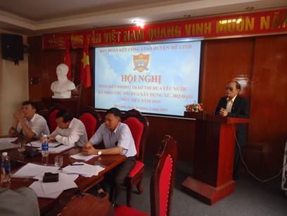 Ban đoàn kết Công giáo huyện Mê Linh tổ chức Hội nghị tổng kết phong trào thi đua yêu nước năm 2018 và ký giao ước thi đua xây dựng “Xứ, Họ đạo tiên tiến” năm 2019.