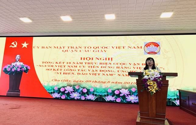 Quận Cầu Giấy tổng kết 10 năm thực hiện Cuộc vận động “Người Việt Nam ưu tiên dùng hàng Việt Nam”