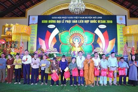 Ban Trị sự Giáo Hội Phật giáo Việt Nam huyện Mê Linh tổ chức Đại Lễ Phật đản Phật lịch 2563 – Dương lịch 2019.