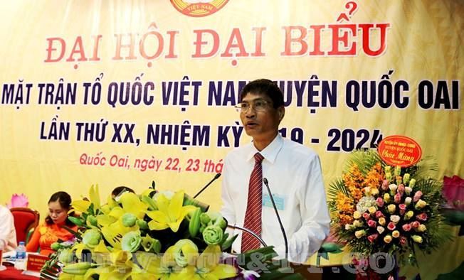 Đại hội đại biểu MTTQ Việt Nam huyện Quốc Oai lần thứ XX, nhiệm kỳ 2019-2024 