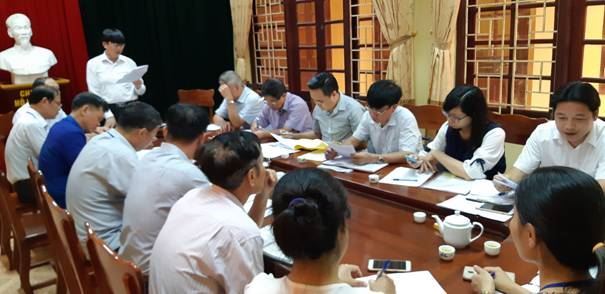 MTTQ huyện Thường Tín tổ chức Đoàn Giám sát công tác tiếp công dân, giải quyết đơn thư khiếu nại, tố cáo của UBND xã Chương Dương. 