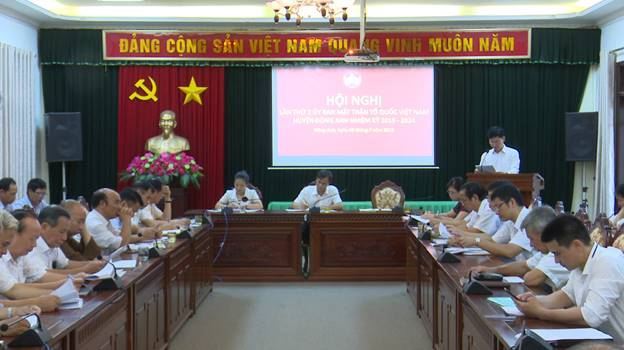 Hội nghị lần thứ 2 Ủy ban MTTQ Việt Nam huyện Đông Anh khoá XIX, nhiệm kỳ 2019 - 2024 
