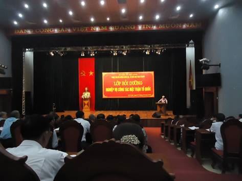 Ủy ban MTTQ Việt Nam huyện Mê Linh tổ chức tập huấn nghiệp vụ công tác Mặt trận năm 2019.