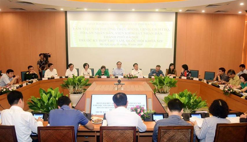Đoàn đại biểu Quốc hội TP Hà Nội chuẩn bị cho kỳ họp thứ tám, Quốc hội khóa XIV