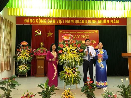 Tưng bừng Ngày hội Đại đoàn kết toàn dân tộc năm 2019 tại Khu dân cư số 7, phường Thịnh Liệt, quận Hoàng Mai 
