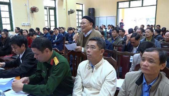 HĐND thành phố Hà Nội tiếp xúc cử tri huyện Thạch Thất  trước kỳ họp thứ 11