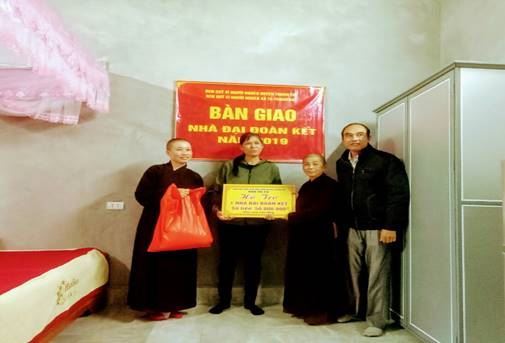 Huyện Thanh Trì trao hỗ trợ xây nhà đại đoàn kết tại xã Tả Thanh Oai