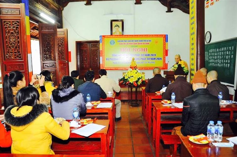 Quận Ba Đình tổ chức tổng kết công tác Phật sự năm 2019, triển khai phương hướng hoạt động năm 2020