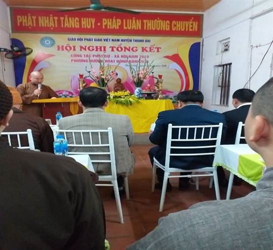 Huyện Thanh Oai tổng kết công tác Phật sự năm 2019