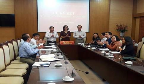 Huyện Thanh Trì ký kết chương trình phối hợp công tác năm 2020