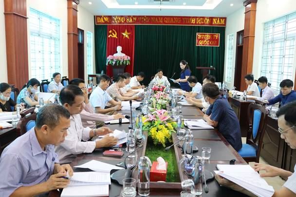 Ủy ban MTTQ huyện Quốc Oai triển khai kế hoạch giám sát về các biện pháp hỗ trợ người dân gặp khó khăn do đại dịch Covid-19