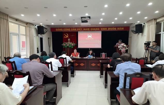Ủy ban MTTQ Việt Nam quận Cầu Giấy đóng góp ý kiến vào Dự thảo Báo cáo chính trị của Ban chấp hành Đảng bộ quận 