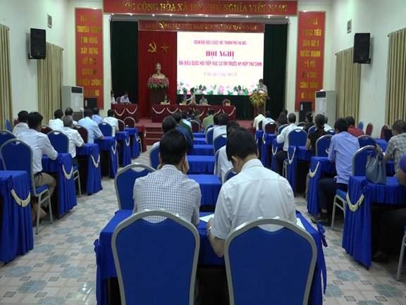 Đại biểu Quốc hội Thành phố Hà Nội tiếp xúc cử tri huyện Mỹ Đức