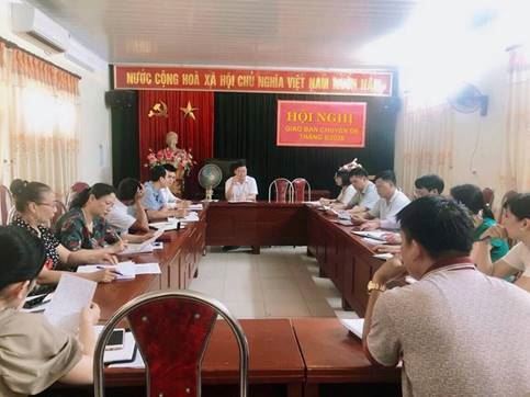 Ủy ban MTTQ Việt Nam thị xã Sơn Tây tổ chức hội nghị giao ban chuyên đề tháng 6 năm 2020
