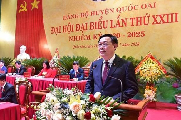 Đại hội đại biểu Đảng bộ huyện Quốc Oai lần thứ XXIII, nhiệm kỳ 2020- 2025