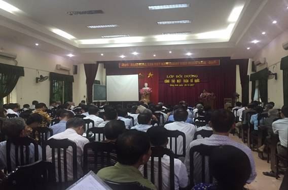 Ủy ban MTTQ Việt Nam huyện Đông Anh mở lớp bồi dưỡng nghiệp vụ công tác Mặt trận năm 2020 