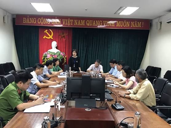 Ủy ban MTTQ Việt Nam quận Long Biên làm việc với phường Giang Biên về công tác Tôn giáo