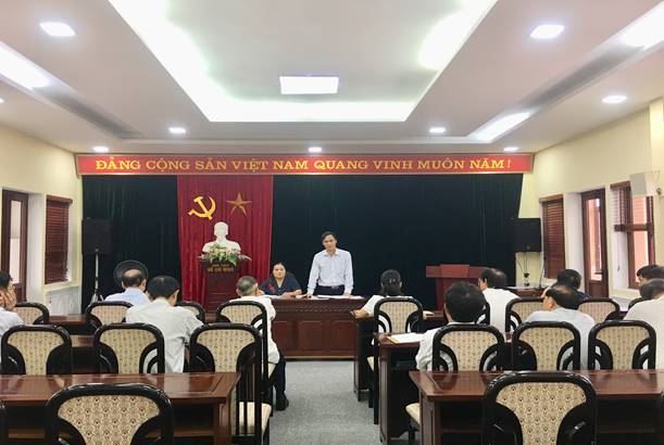 Ủy ban MTTQ Việt Nam huyện Đông Anh giao ban công tác Ban tư vấn 8 tháng đầu năm 2020