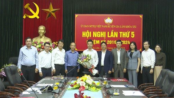 Gia Lâm tổ chức hội nghị Ủy ban MTTQ Việt Nam huyện lần thứ 5