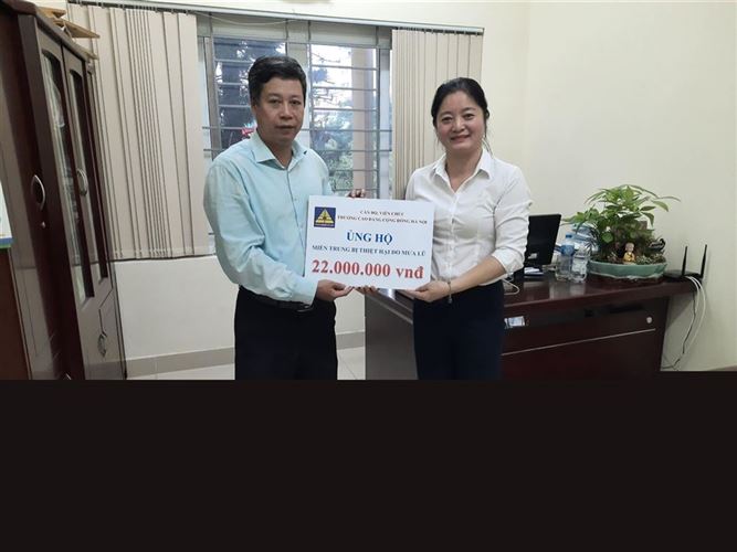 Ủy ban MTTQ Việt Nam Quận Cầu Giấy phát động ủng hộ đồng bào các tỉnh miền Trung bị ảnh hưởng lũ lụt đợt 1
