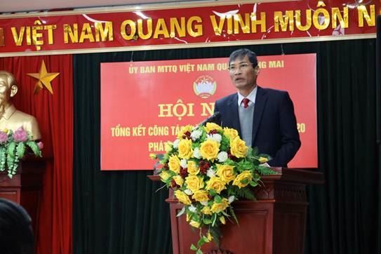   Quận Hoàng Mai tổng kết công tác Mặt trận năm 2020 triển khai chương trình hành động năm 2021; kiện toàn Ủy viên Ủy ban MTTQ Việt Nam quận                              
