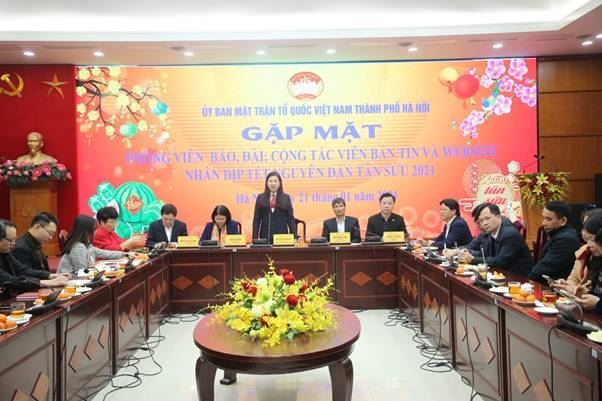 Ủy ban MTTQ Việt Nam TP gặp mặt các cán bộ, phóng viên, báo chí, cộng tác viên nhân dịp Xuân Tân Sửu