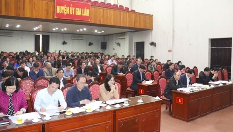 Huyện Gia Lâm triển khai công tác bầu cử đại biểu Quốc hội khóa XV và đại biểu HĐND các cấp, nhiệm kỳ 2021- 2026