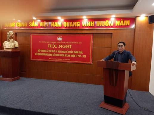 Ban Thường trực Ủy ban MTTQ Việt Nam huyện Mê Linh tổ chức hội nghị hiệp thương lần thứ nhất.