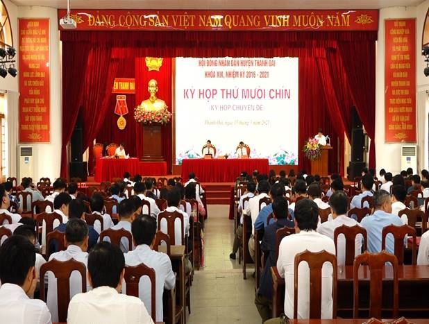 MTTQ Việt Nam huyện Thanh Oai tham gia xây dựng chính quyền tại kỳ họp thứ 9 HĐND huyện nhiệm kỳ 2021 - 2026