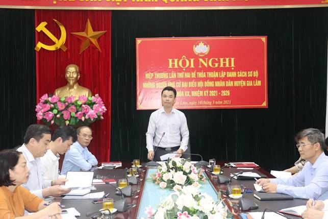Ủy ban MTTQ Việt Nam huyện Gia Lâm tổ chức Hội nghị hiệp thương lần thứ 2