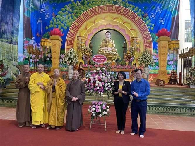 Ủy ban MTTQ Việt nam Thành phố Hà Nội thăm, chúc mừng Đại Giới Đàn Phật giáo năm 2021 Tại Giáo hội Phật giáo Việt Nam Thành phố Hà Nội  