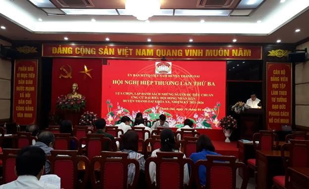 Thanh Oai tổ chức hội nghị hiệp thương lần thứ ba