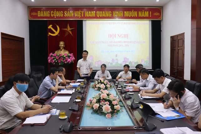 Huyện Gia Lâm gặp mặt ứng cử viên đại biểu HĐND huyện nhiệm kỳ 2021- 2026  
