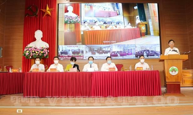 Huyện Quốc Oai  tổ chức tiếp xúc cử tri với người ứng cử đại biểu HĐND Thành phố đơn vị bầu cử số 26  