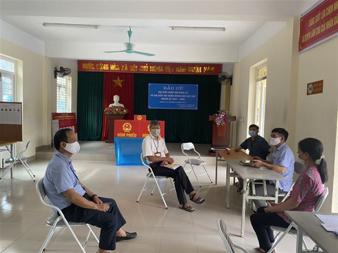 MTTQ quận Long Biên giám sát công tác bầu cử đại biểu Quốc hội khóa XV, đại biểu HĐND các cấp nhiệm kỳ 2021 – 2026   
