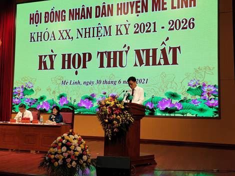 Ủy ban MTTQ Việt Nam huyện Mê Linh báo cáo tổng hợp ý kiến, kiến nghị của cử tri tại kỳ họp thứ nhất HĐND huyện 