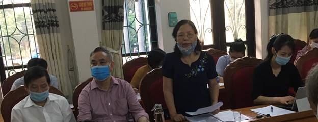 Ủy ban MTTQ Việt Nam huyện Ứng Hòa phản biện đối với dự thảo báo cáo kết quả xây dựng nông thôn mới đến tháng 6 năm 2021 và dự thảo báo cáo tình hình thực hiện nhiệm vụ KTXH – ANQP 6 tháng đầu năm, phương hướng, nhiệm vụ trọng tâm 6 tháng cuối năm 2021  