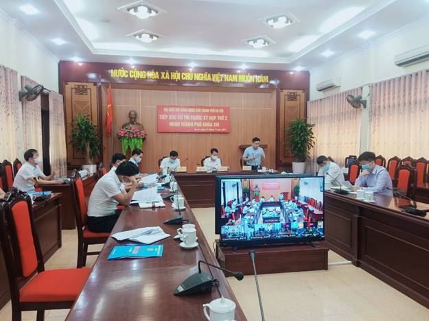 Hội nghị tiếp xúc cử tri trước kỳ họp thứ 2 HĐND thành phố Hà Nội khóa XVI, đơn vị bầu cử số 30 tại huyện Ba Vì