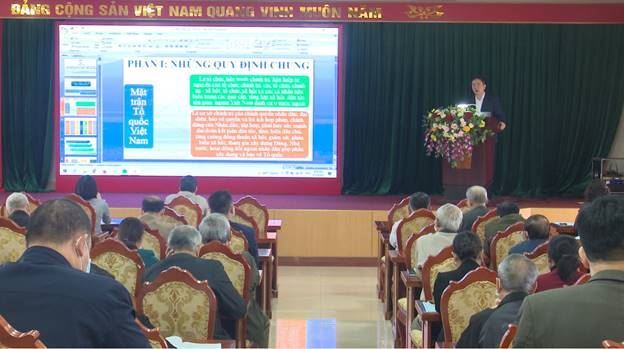 Ủy ban Mặt trận Tổ Quốc Việt Nam huyện Đông Anh tổ chức lớp bồi dưỡng nghiệp vụ công tác Mặt trận năm 2021