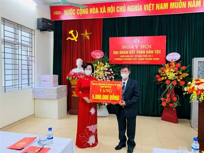 Ngày hội đại đoàn kết toàn dân tộc tại phường Phương Liệt, quận Thanh Xuân