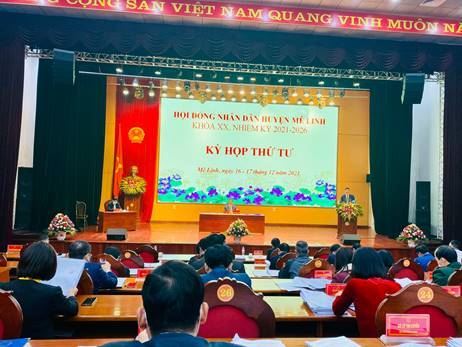 Ủy ban MTTQ Việt Nam huyện Mê Linh thông báo công tác tham gia xây dựng Đảng, xây dựng chính quyền năm 2021 tại kỳ họp thứ Tư HĐND huyện Mê Linh khóa XX, nhiệm kỳ 2021 – 2026.
