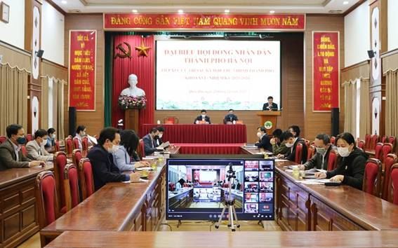 Đoàn đại biểu HĐND TP Hà Nội đơn vị bầu cử số 26 tiếp xúc cử tri sau kỳ họp thứ 3 tại huyện Quốc Oai