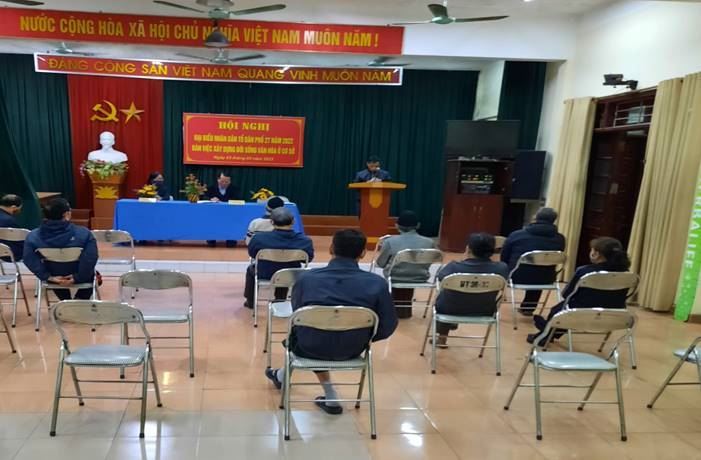 Ủy ban MTTQ Việt Nam các cấp Quận Cầu Giấy tổ chức Hội nghị góp ý vào Dự thảo Luật thực hiện Dân chủ ở cơ sở.