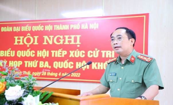 Đoàn Đại biểu Quốc hội Thành phố Hà Nội tiếp xúc cử tri  trước Kỳ họp thứ ba, Quốc hội khóa XV