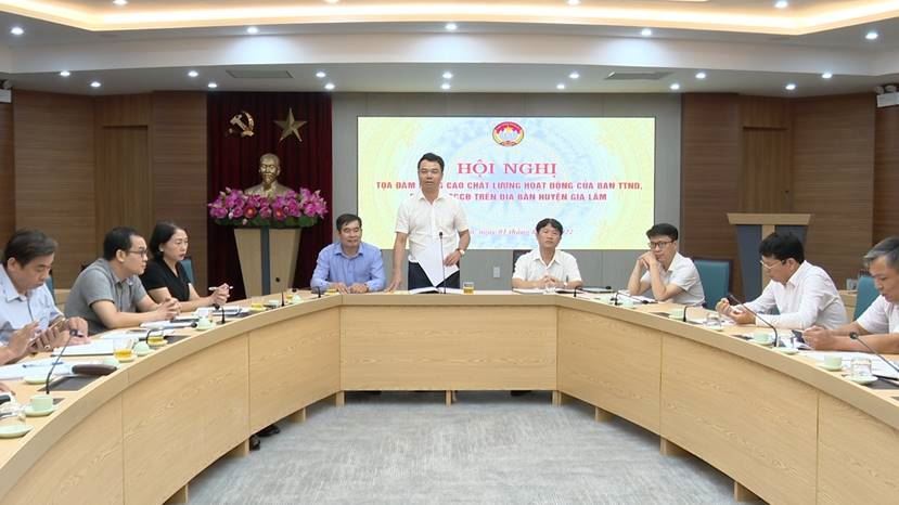 Ủy ban MTTQ Việt Nam huyện Gia Lâm toạ đàm nâng cao chất lượng hoạt động Ban TTND, GSĐTCĐ